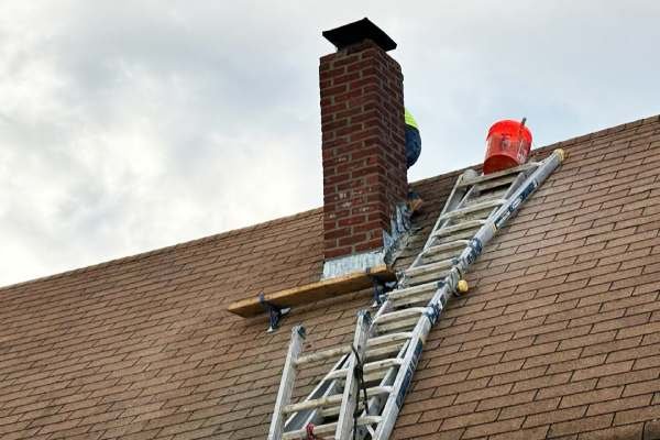 Roofing and chimney